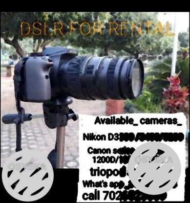 Black Nikon D3300 Camera Advertisement