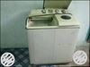 White Top-load Washing Machine
