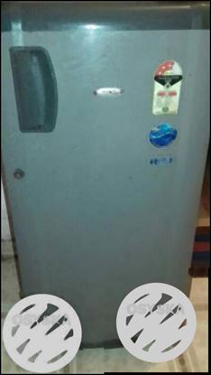 Gray Single-door Refrigerator