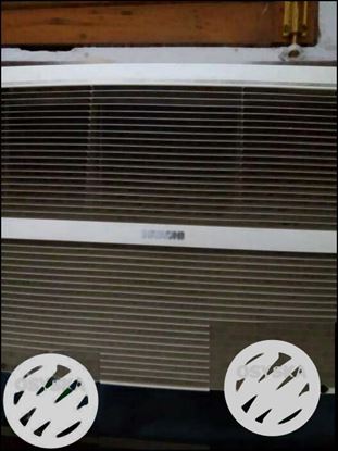 White Hitachi Window-type Air Conditioner
