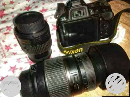 Nikon 5200d + telephoto( zoom lens) for rent/sale
