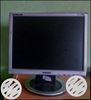 Gray Samsung Flat Screen Computer Monitor