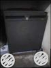 White And Black Top-load Washing Machine