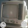 5.5" Portal Black & White Television Tv/av -