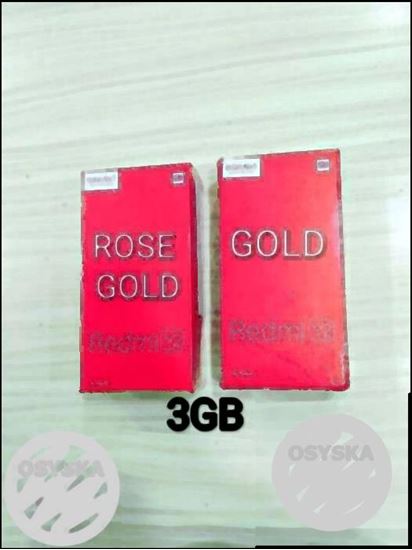 Redmi Y2,3gb,gold 10200,rose gold 10400