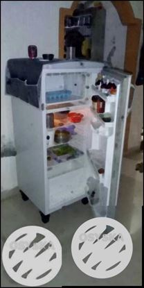 White Top-mount Refrigerator