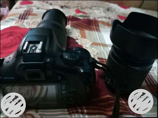 Black Canon EOS DSLR Camera