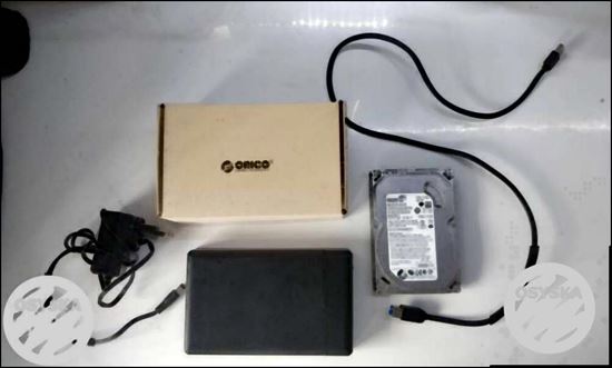 500GB Internal Hard Disk + Orico case for