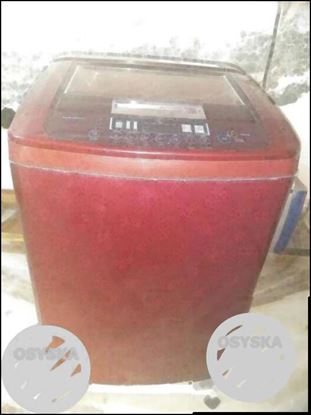 Red Samsung Top-load Clothes Washer