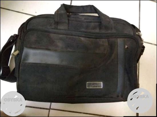 Black And Gray Laptop Bag