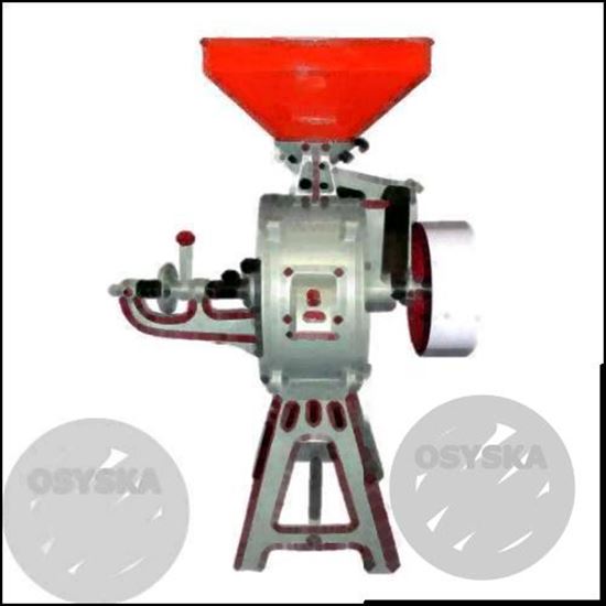 Gray And Red Milling Machine