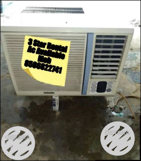 White Window-type Air Conditioner