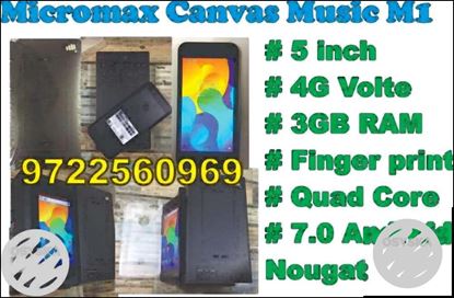 Micromax Canvas Music M1 3GB | 16GB 4G Volte chp thn oppo/vivo/samsung