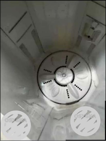 White Washing Machine Interior