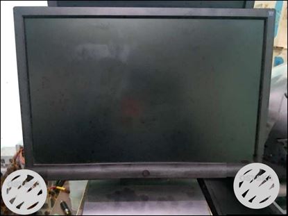 Black Flat Screen Computer Monitor