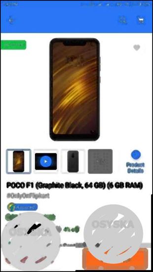 Poko f1 64gb..6 gb black