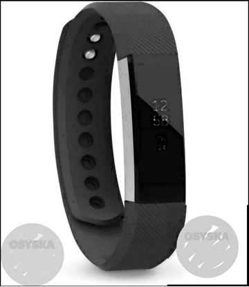 Fitbit Alta Fitness Wristband (black Strap, Size : Large)