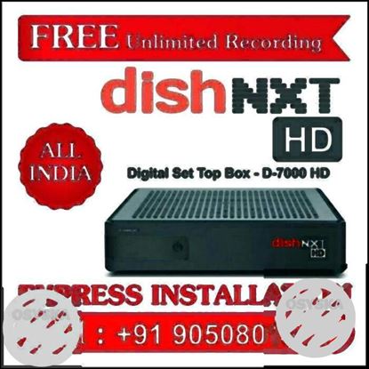 DISH TV NXT Premium HD+Connection.*Free Titanium Pack + HD pack