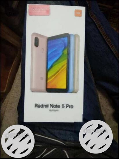 Redmi Note 5 Pro 6Gb ram Black color, only sealed