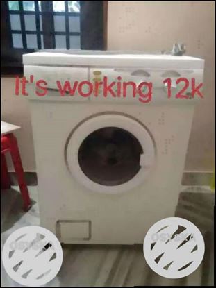 White Front-load Washing Machine