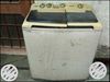 Beige Twin Tub Washing Machine