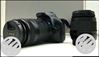 Black Canon EOS 1300D DSLR Camera two lens two battery good condition