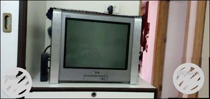 Gray Vestel Widescreen CRT Television