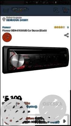 New condition car music system pioneer 1900ub +aux able+bluetooth