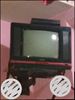 Black And Red CRT TV