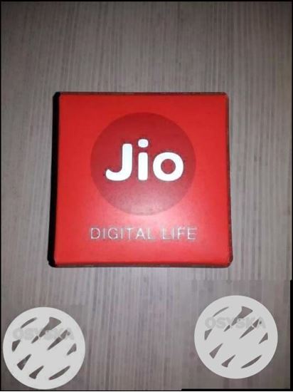 Red Jio Labeled Box