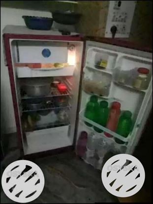 LG Red Cherry Single-door Refrigerator newly condition