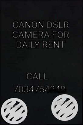 Dslr available for rent