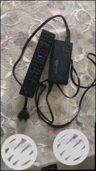 SONY TV AC adopter and sonyTV remote