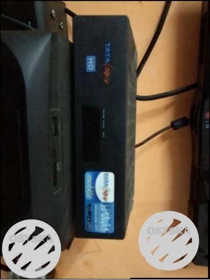 Tata sky HD set top box and dish