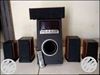 Black And Gray Home Theater System 5.1 workin condition ok 7000 watts