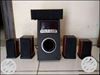 Black And Gray Home Theater System 5.1 workin condition ok 7000 watts