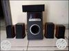 Black And Gray Home Theater System 5.1 workin condition ok 7000 watts