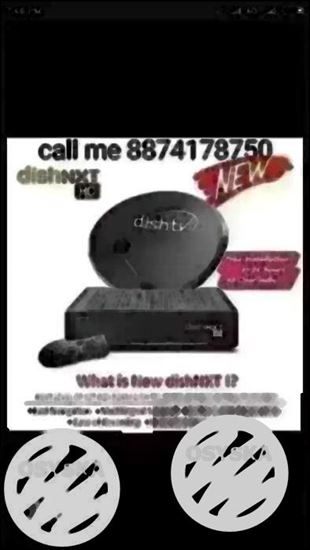 Call me 887417.8750 new dishtv hd NXT set-up Box