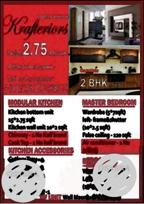 2bhk home interior at RS 2.75 Lacs Only