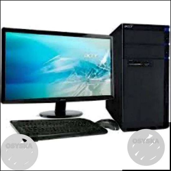 Lowest price..used CORE 2 DUO PC + 17" wide LCD Monitor sale- Rs.5950/