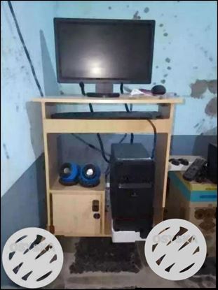 Gray Flat Screen Computer Monitor