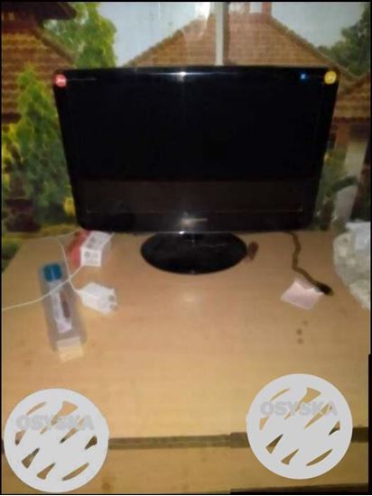 Black Flat Screen Computer Monitor