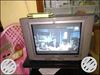 Philips grey CRT flat TV