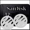 SanDisk 32GB Class 4 microSDHC Flash Memory Card+warranty