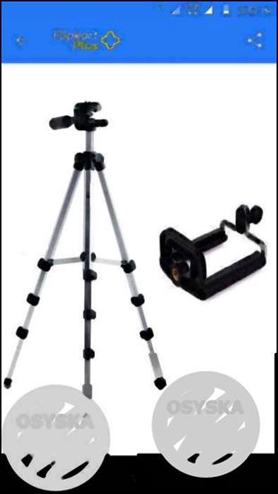 Black And Gray Tripod Stand