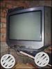 Black And Gray CRT TV