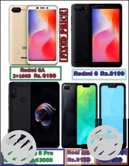 Redmi 6A/ Redmi 6/ Redmi Note 5 Pro / Real me 2/ Realme C1 (Packed)