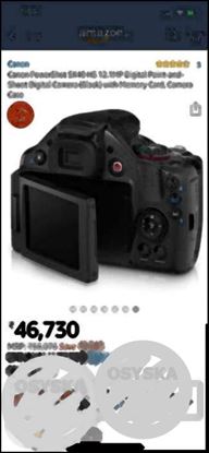 Black Canon EOS Rebel T5