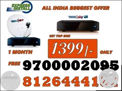 Tata Sky New DTH Connection (Free Installation)- CASH ON DELIVERY