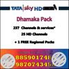 Tata SKY HD BOX - One month Free Dhamaka pack 238 Channels COD